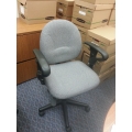 Grey Mid Back Adjustable Rolling Task Chair